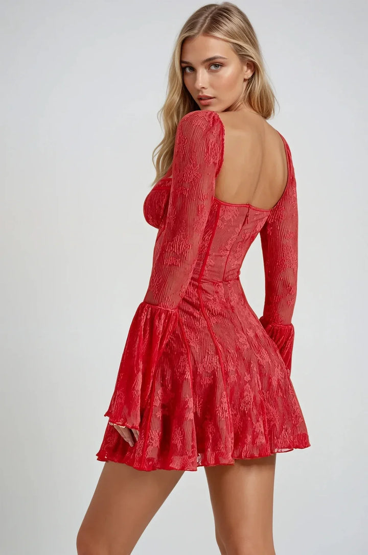 Amaya – The Romantic Lace Illusion Dress