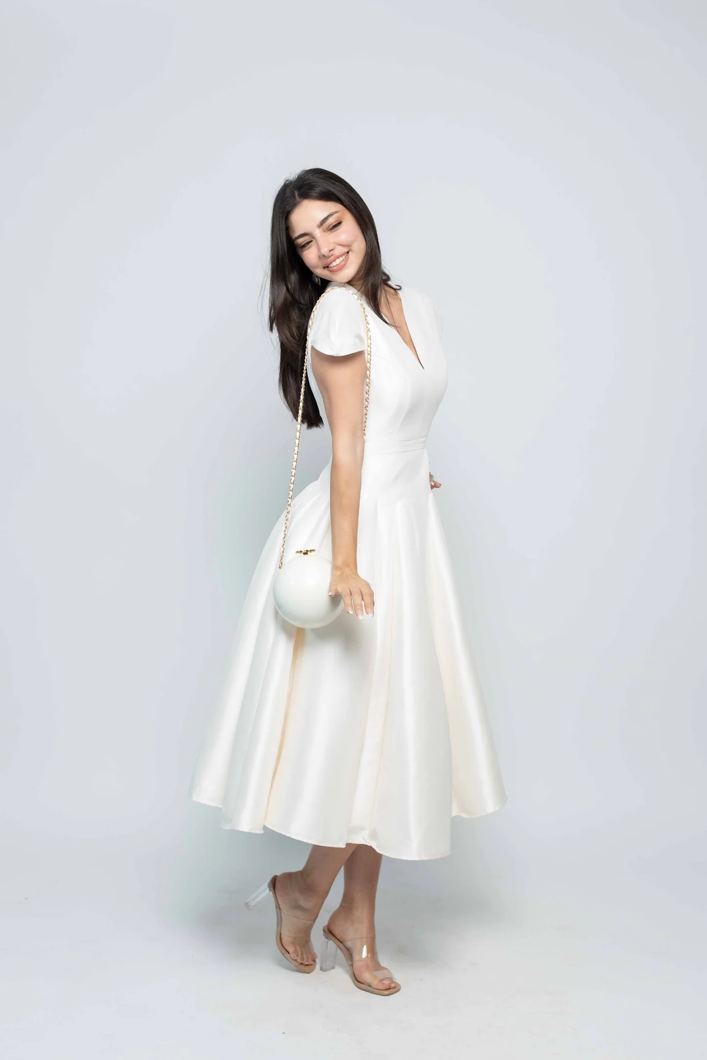 Bourgeoise – The Sculpted Elegance Dress