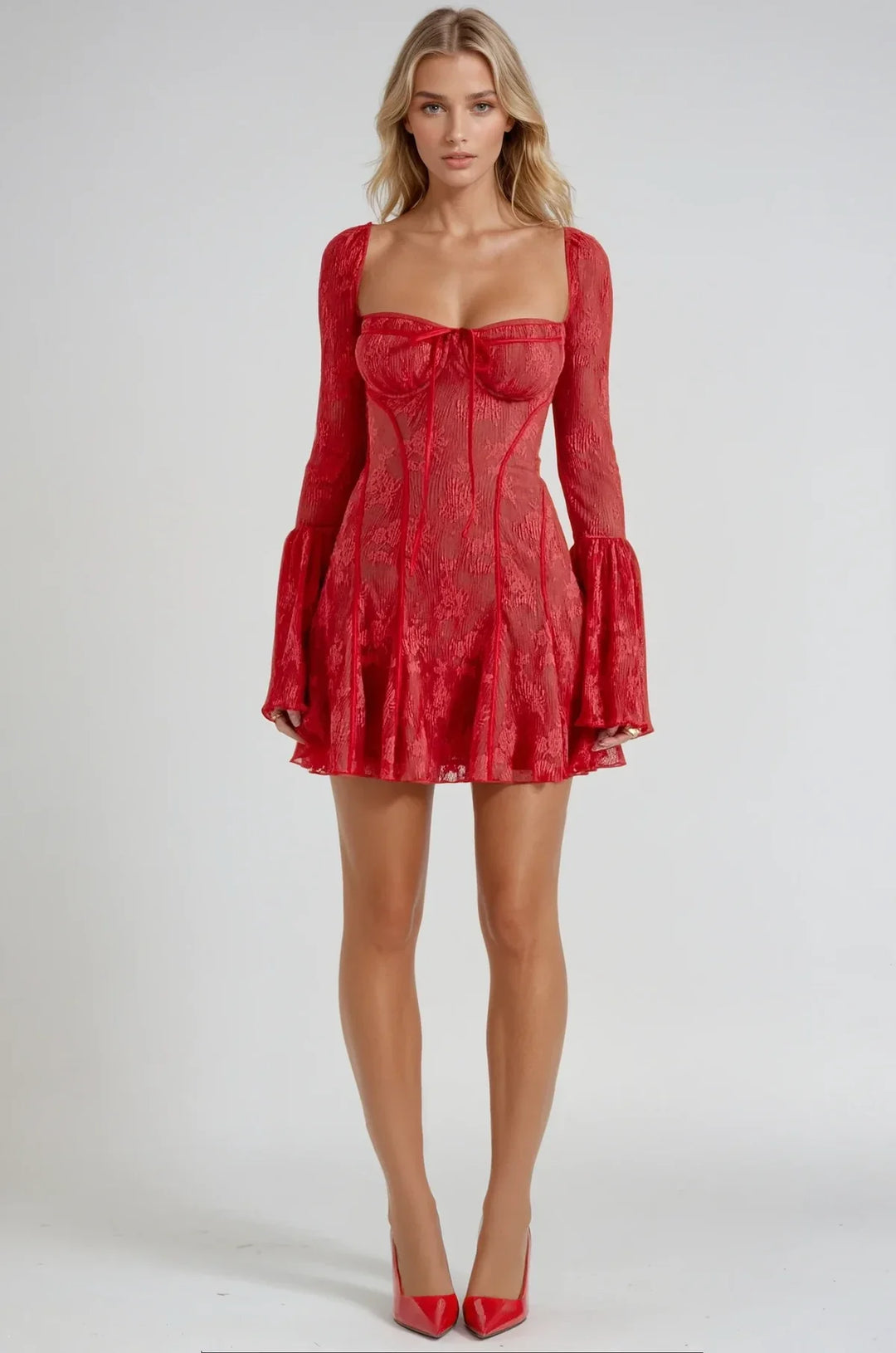 Amaya – The Romantic Lace Illusion Dress