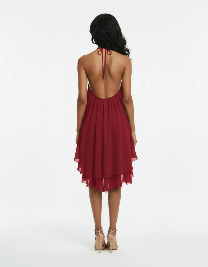 Alizée — La Robe Mini à Volants Aériens