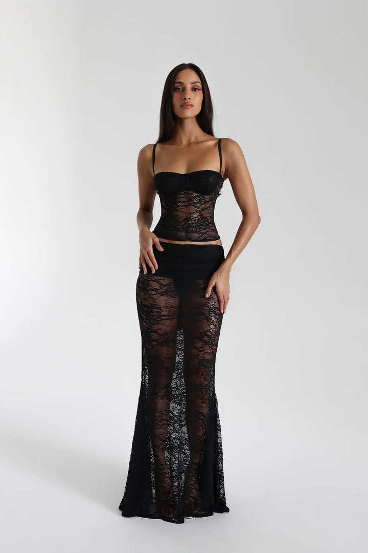 Anabella - Lace Set (Skirt + Top) - Inaya
