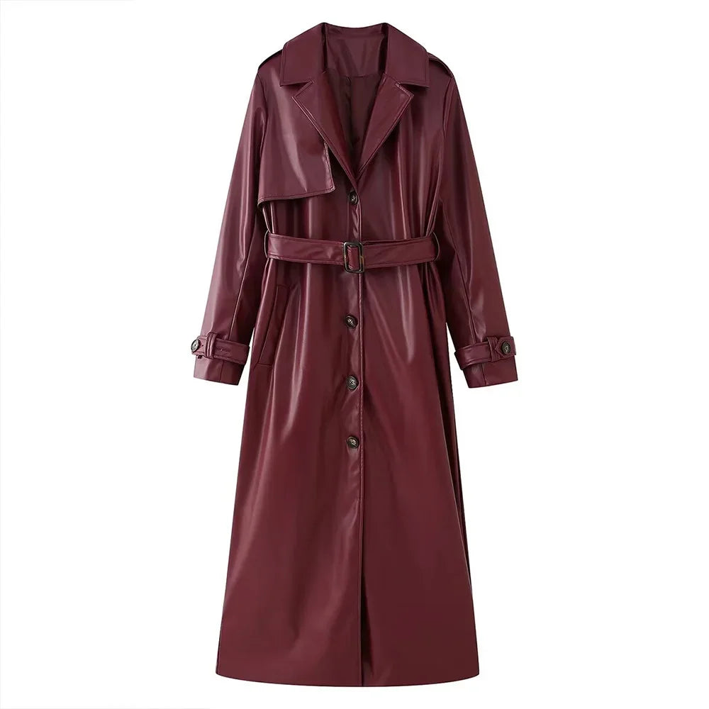 Cerise – The Burgundy Icon Trench