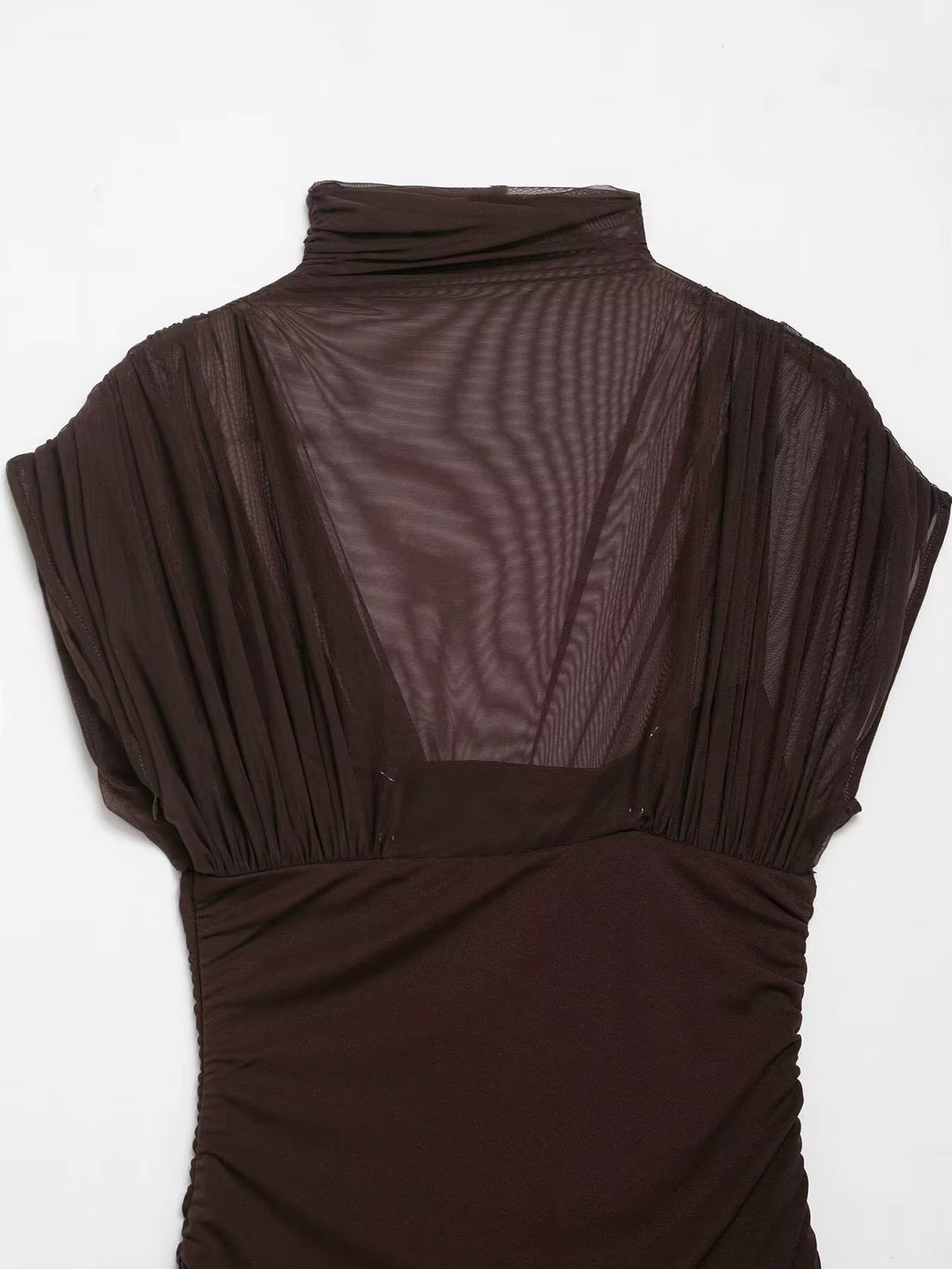 Chocolat – The Chic Espresso Drape Dress