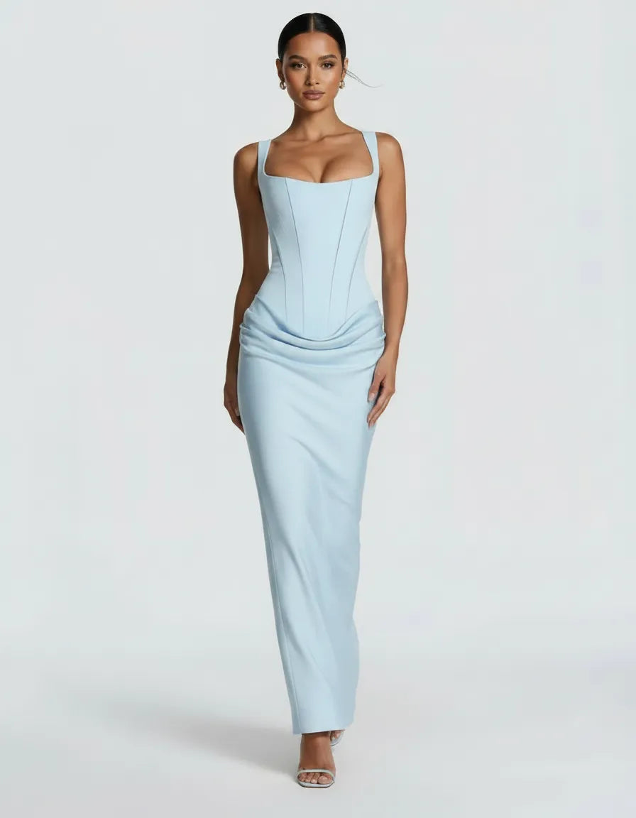 Capi Pastel Capri Pastel Muse Gown — Yellow | Inaya Paris