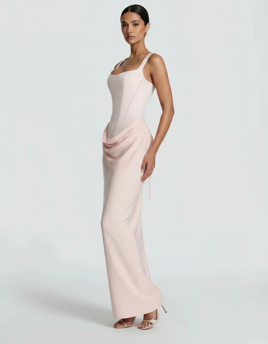 Capi Pastel Capri Pastel Muse Gown — Yellow | Inaya Paris