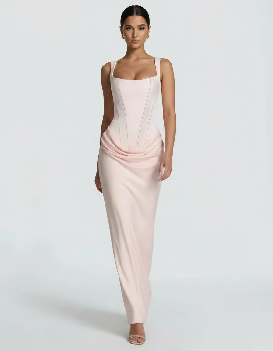 Capi Pastel Capri Pastel Muse Gown — Yellow | Inaya Paris