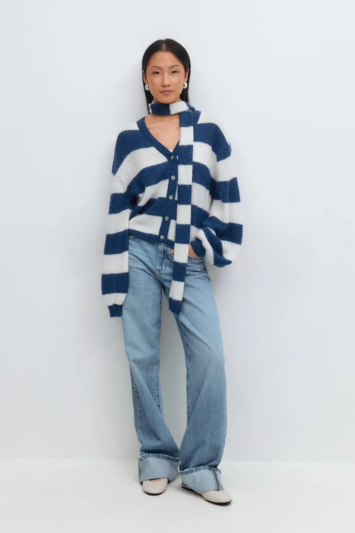 Bretonne – The Cozy Striped Knit Cardigan