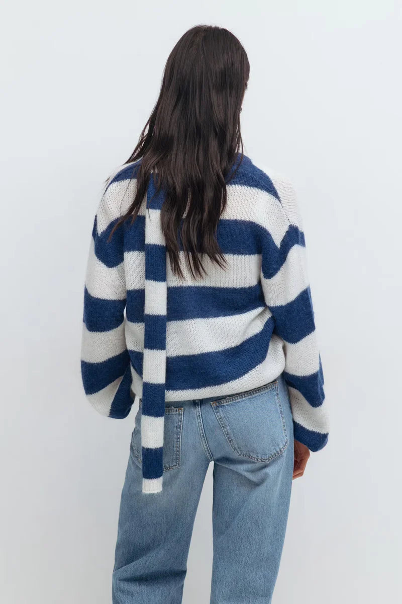 Bretonne – The Cozy Striped Knit Cardigan