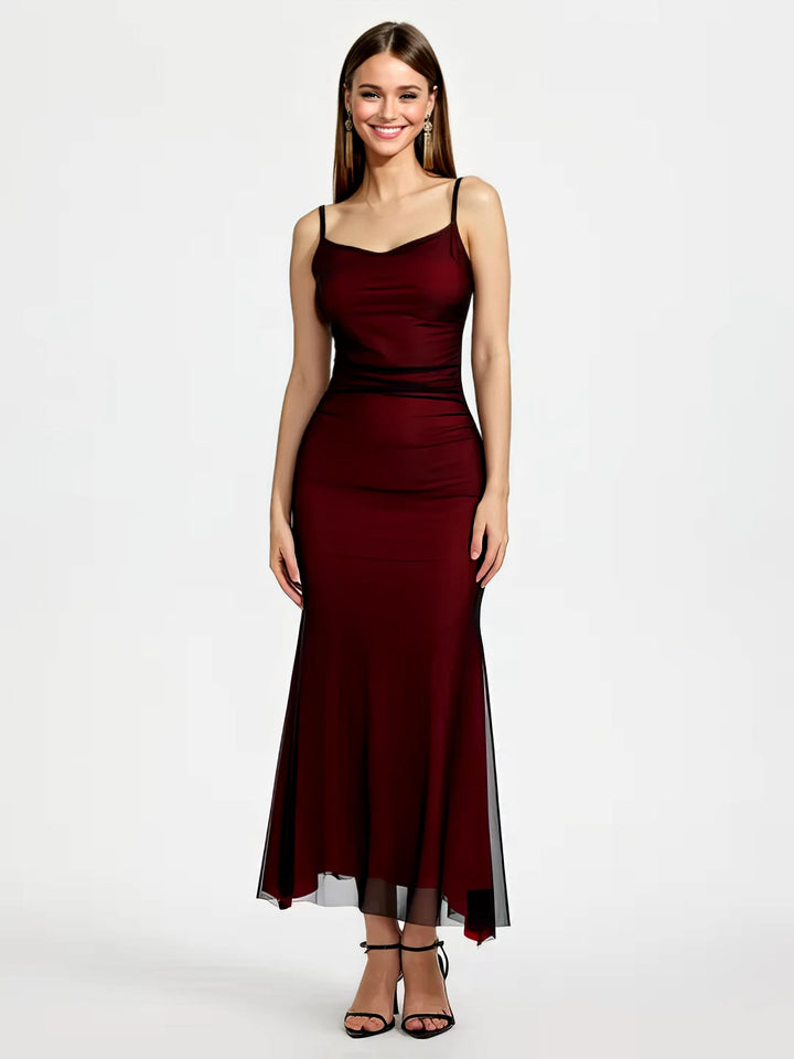 Danaé – The Midnight Wine Illusion Dress