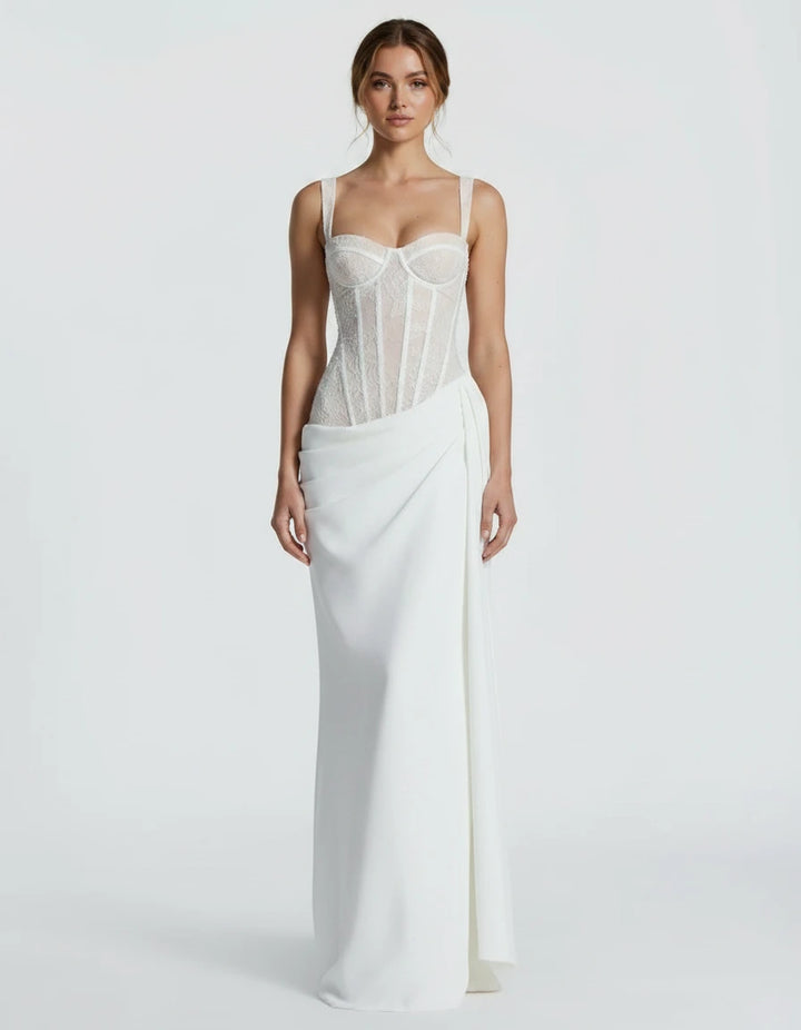 Héloïse — Das Spitzenkorsett-Maxikleid