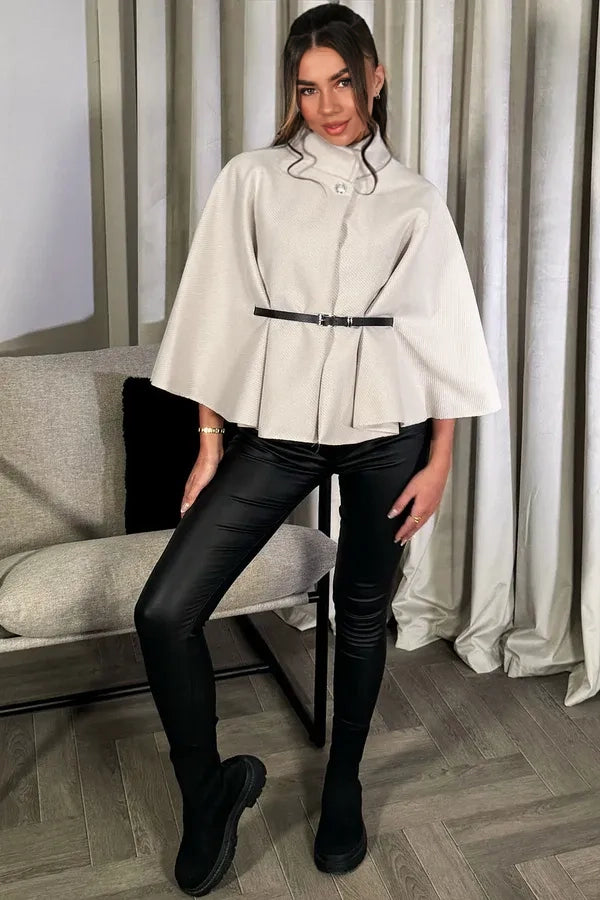 Lou – The Chic Belted Cape