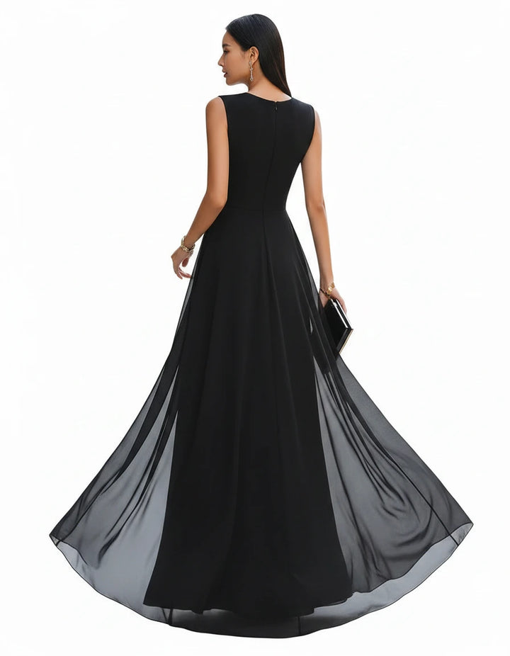 Noéline · The Chiffon High-Slit Evening Gown