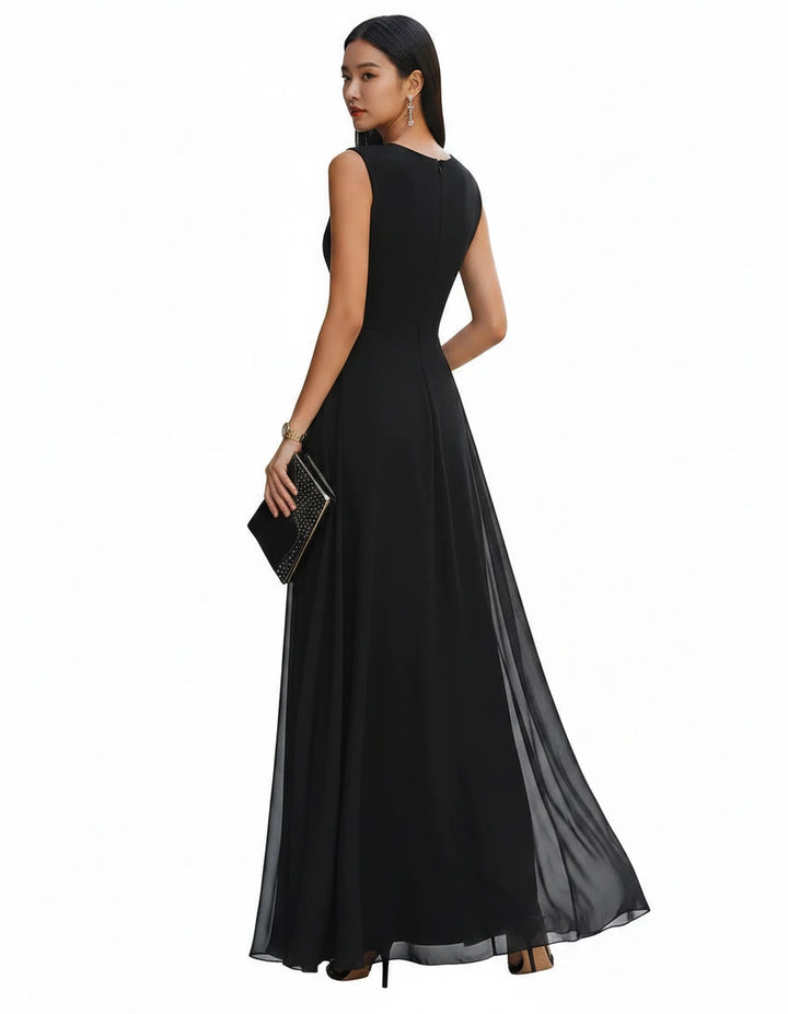 Noéline · The Chiffon High-Slit Evening Gown