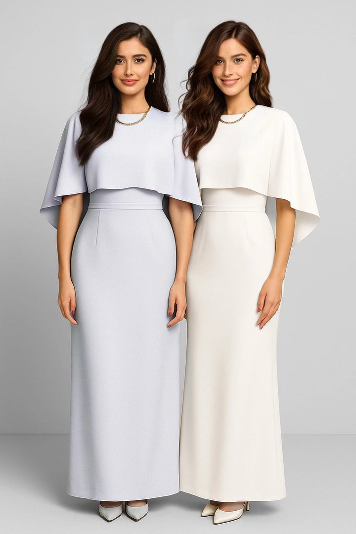 Nolwen – The Graceful Cape Evening Gown