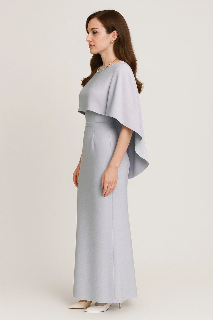 Nolwen – The Graceful Cape Evening Gown