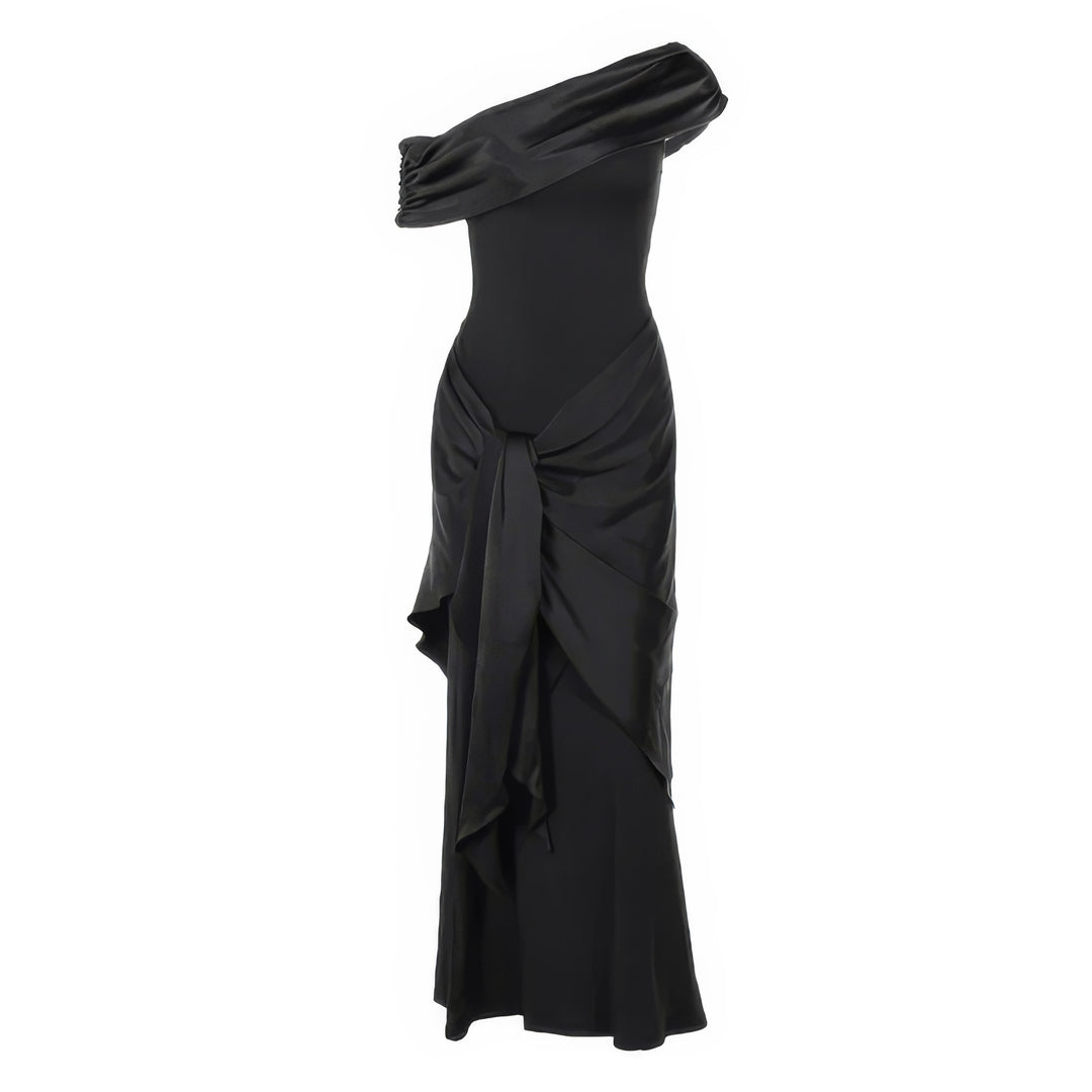 Romantique – The Satin Drape Hourglass Gown