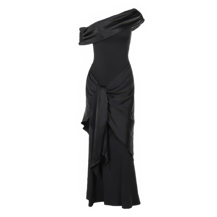 Romantique – The Satin Drape Hourglass Gown