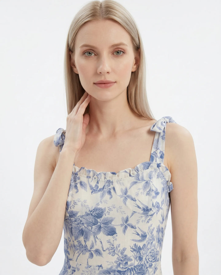 The Floral — Effortless Midi Dress