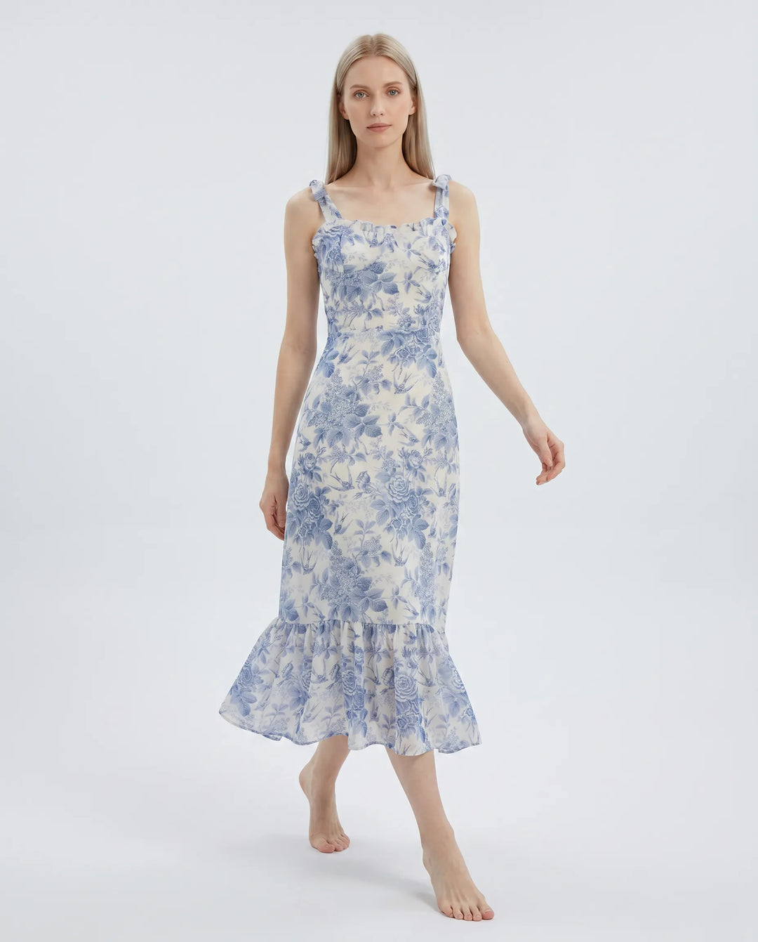 The Floral — Effortless Midi Dress