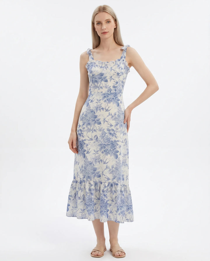 The Floral — Effortless Midi Dress