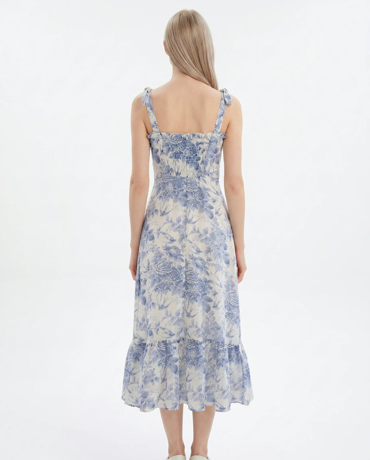 The Floral — Effortless Midi Dress