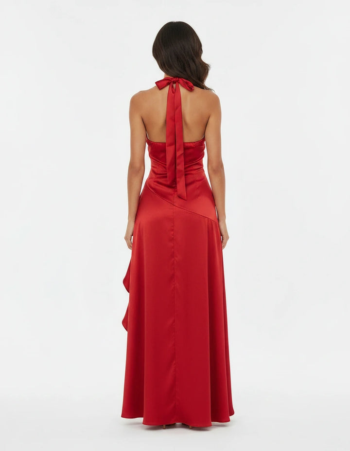 Vittoria — The Satin Halter Gown
