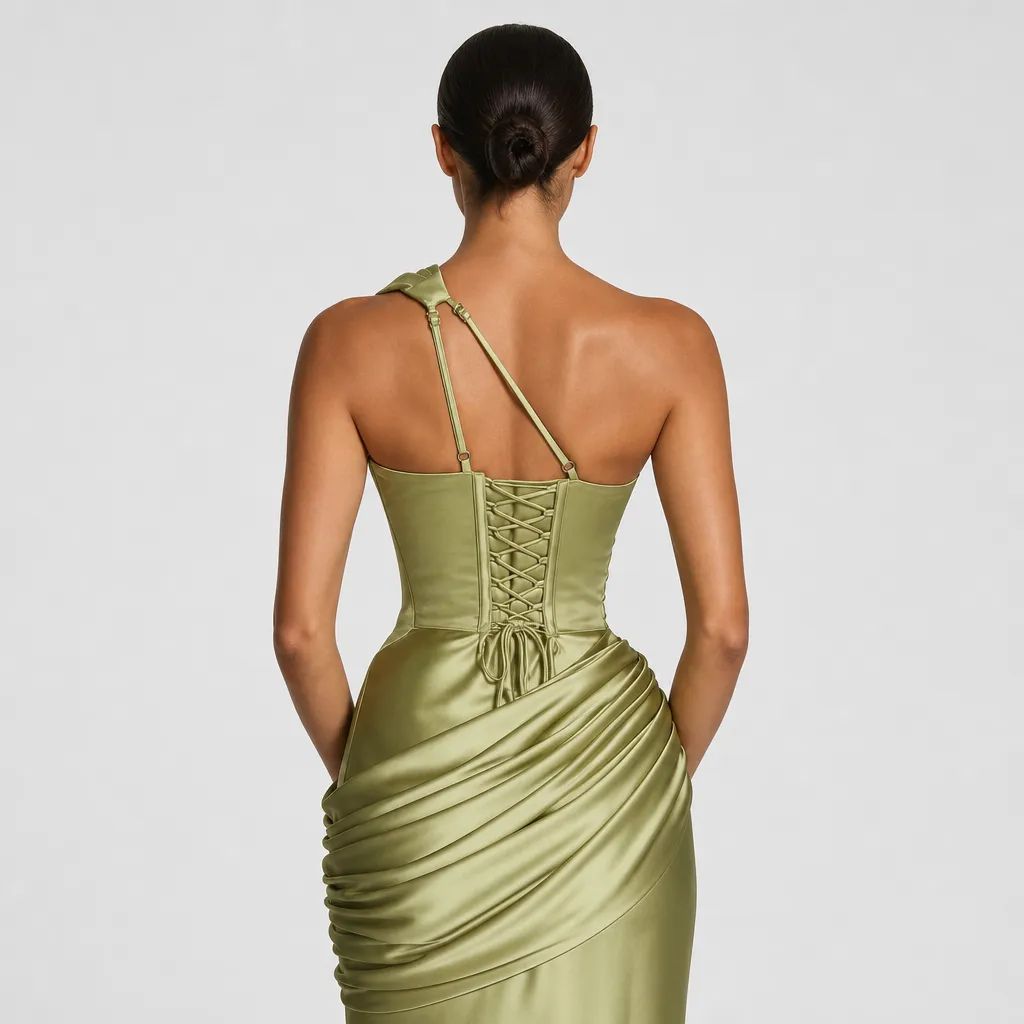 Velara — Das einseitige Skulpturkleid