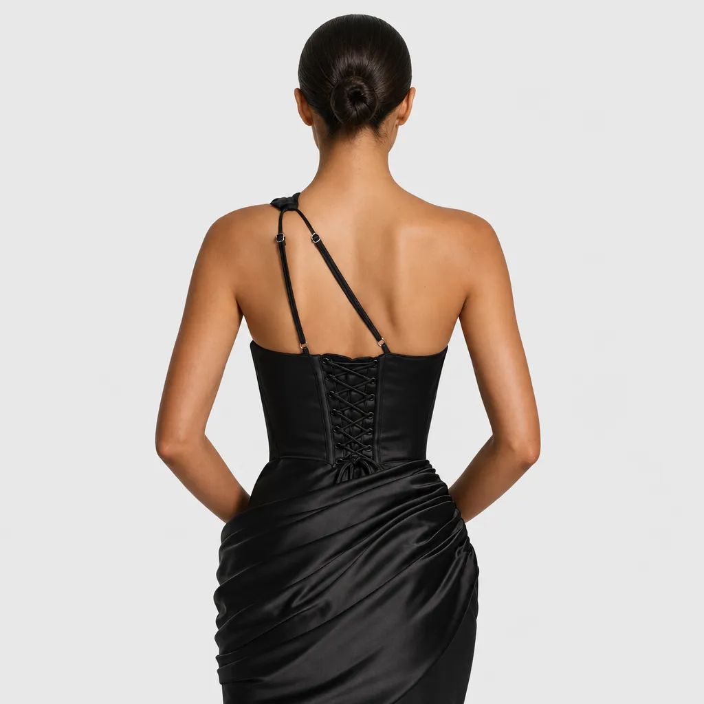 Velara — Das einseitige Skulpturkleid