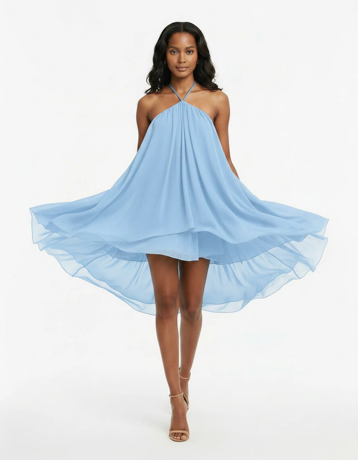 Alizée — La Robe Mini à Volants Aériens